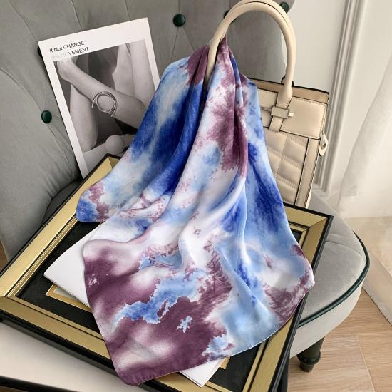2024 New 70 CM Silk Shirt Decoration Small Square Scarf Fashionable And Versatile Commuting Scarf Neck Protection Scarf