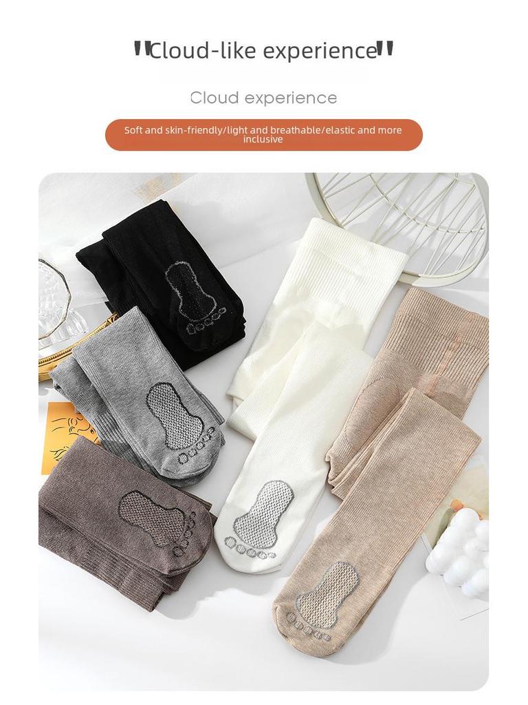 Velvet-Lined Girls' Cotton Pantyhose - Warm, Thick Leggings