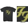 Foo Fighters Distressed Ff Logo Unisex T-shirt