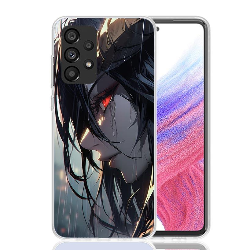 Чехол для телефона с персонажем Альбедо из аниме Overlord для Samsung Galaxy A17 A16 A14 A15 A13 A57 A56 A54 A55 A53 A37 A36 A34 A35 A33 A26 A24 A25 A23