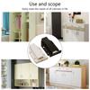 Magnetic Push Latch Invisible Push Latch Heavy Duty Push To Open for Easy Open & Close On Kitchen Cupboards & Wardrobes