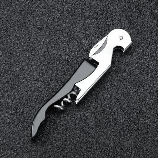 Portable Two-in-One Colorful Corkscrew and Red Wine/Beer Bottle Opener with Custom Logo Option