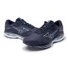 Mizuno Wave Rider 27 Trendy Comfortable Shock Absorption Durable Breathable Low-Top Casual Running Shoes Men Sneaker Blue Black J1GC230302