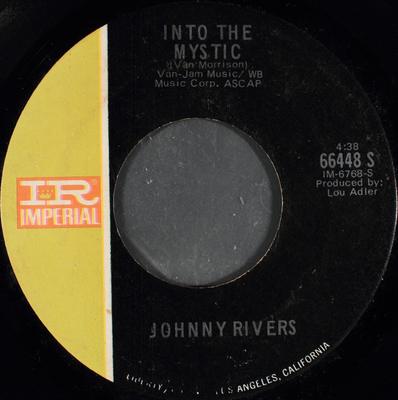 7-дюймовая пластинка JOHNNY RIVERS - Into The Mystic / Jesus Is A Soul M 66448S Imperial 1970 US Рок Б/У