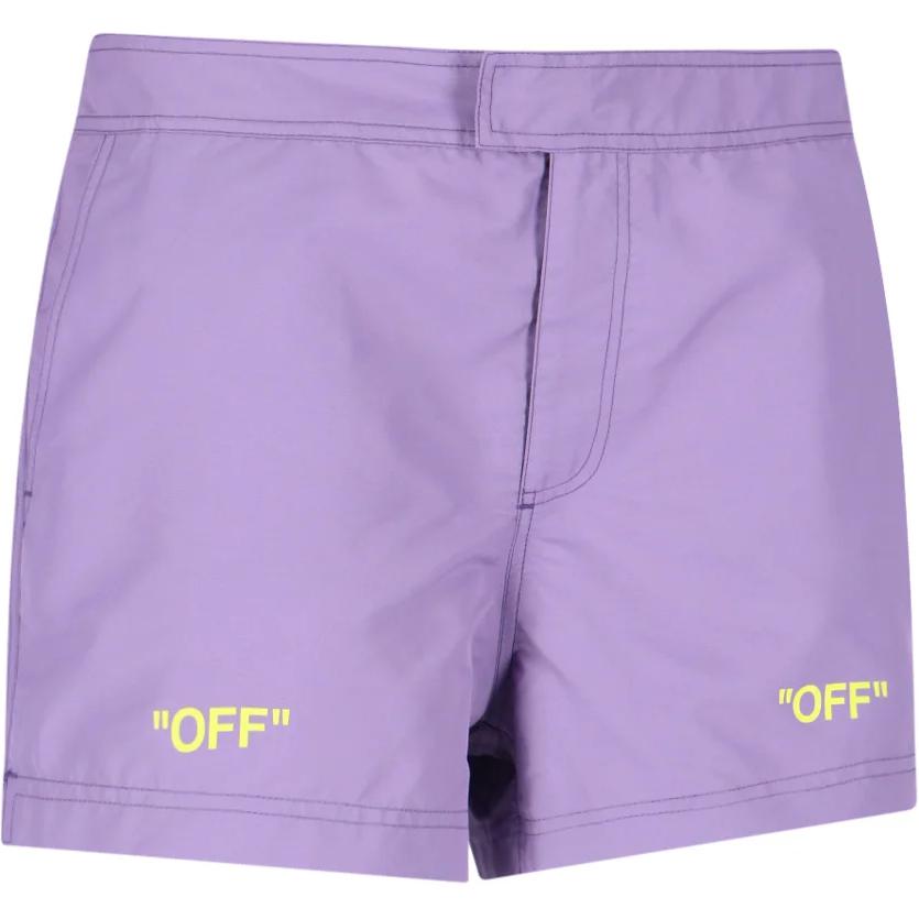 Off-White Плавки с принтом логотипа OMFD002S23FAB0013850