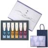 Sympathy Incense Gift Set [Blue Paulownia Flower, 3 Varieties, Sandalwood, Inner Wrapping, Carry Bag Included] Made In Japan, Low Smoke, Gift-Giving
