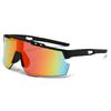 New Outdoor Fashion Riding Windproof Glasses With Large Frame Integrated Uv Protection Sports Sunglasses 3254