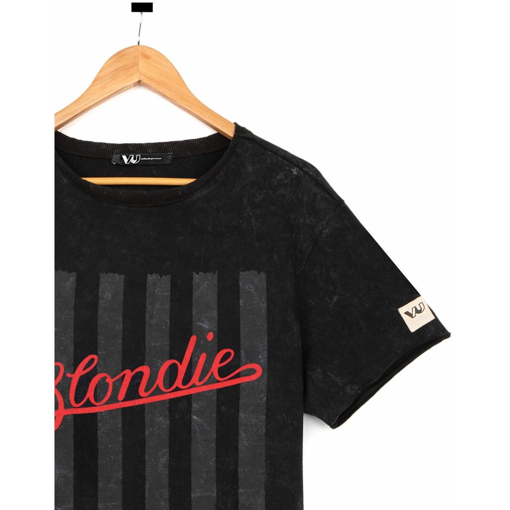 Blondie Unisex Adult Parallel Lines T-Shirt