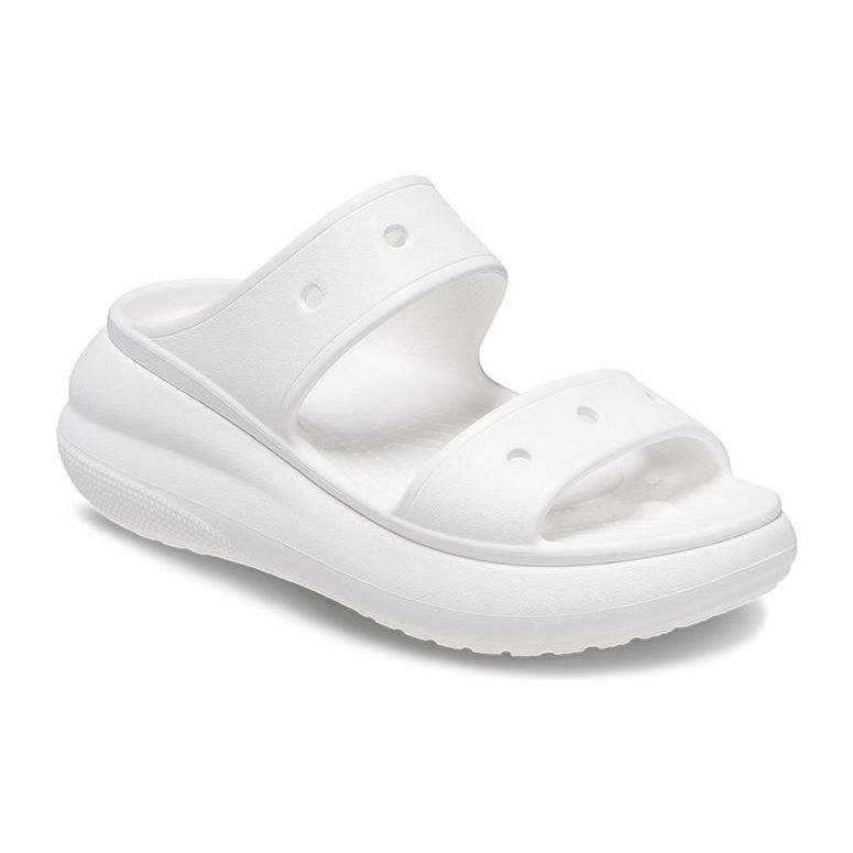 Crocs Casual Versatile EVA Anti-Friction Slide Sandals Women Sandals White 207670-100