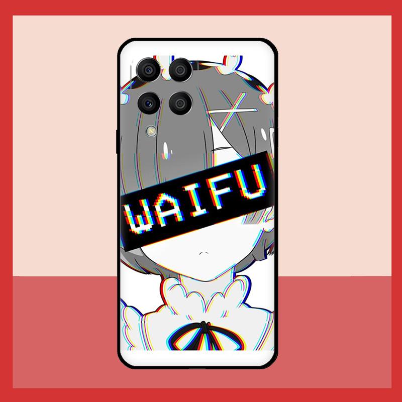 Чехол с аниме-девушкой Waifu для Samsung Galaxy M52 M32 M53 M16 M11 M21 M31 M35 M12 M13 M14 M15 M36 M56 M55 M34 M54