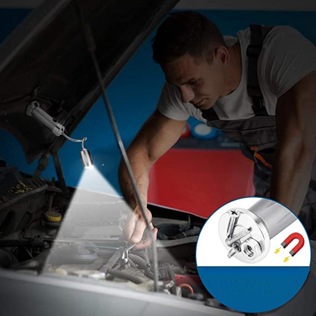  Светодиодная лампа для барбекю с алюминиевой магнитной основой и гибким держателем на 360 градусов