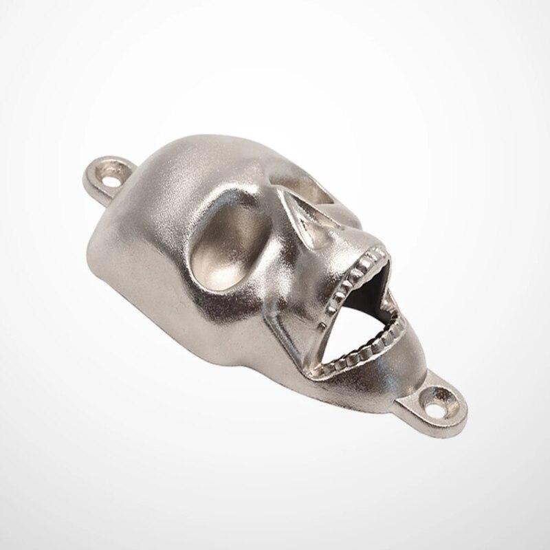 1 шт. Настенная открывалка для бутылок Металлическая в форме черепа Открывалка для пива Настенная открывалка для бутылок Кухонные инструменты Модный домашний бар Настенный декоративный