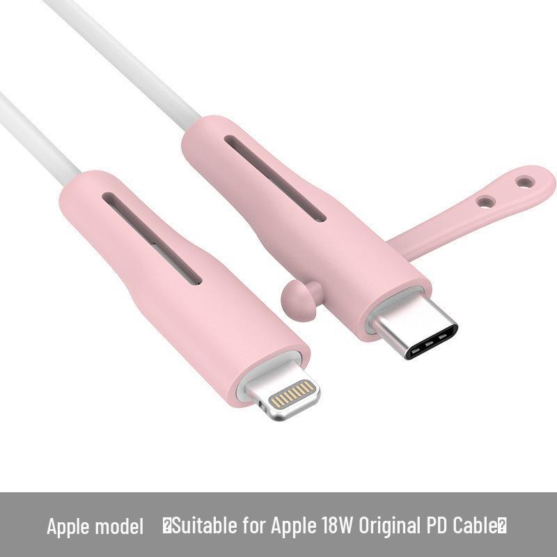 Защита для кабеля зарядки Apple и Android: Защита от разрыва, Намотчик для наушников, Веревка для намотки