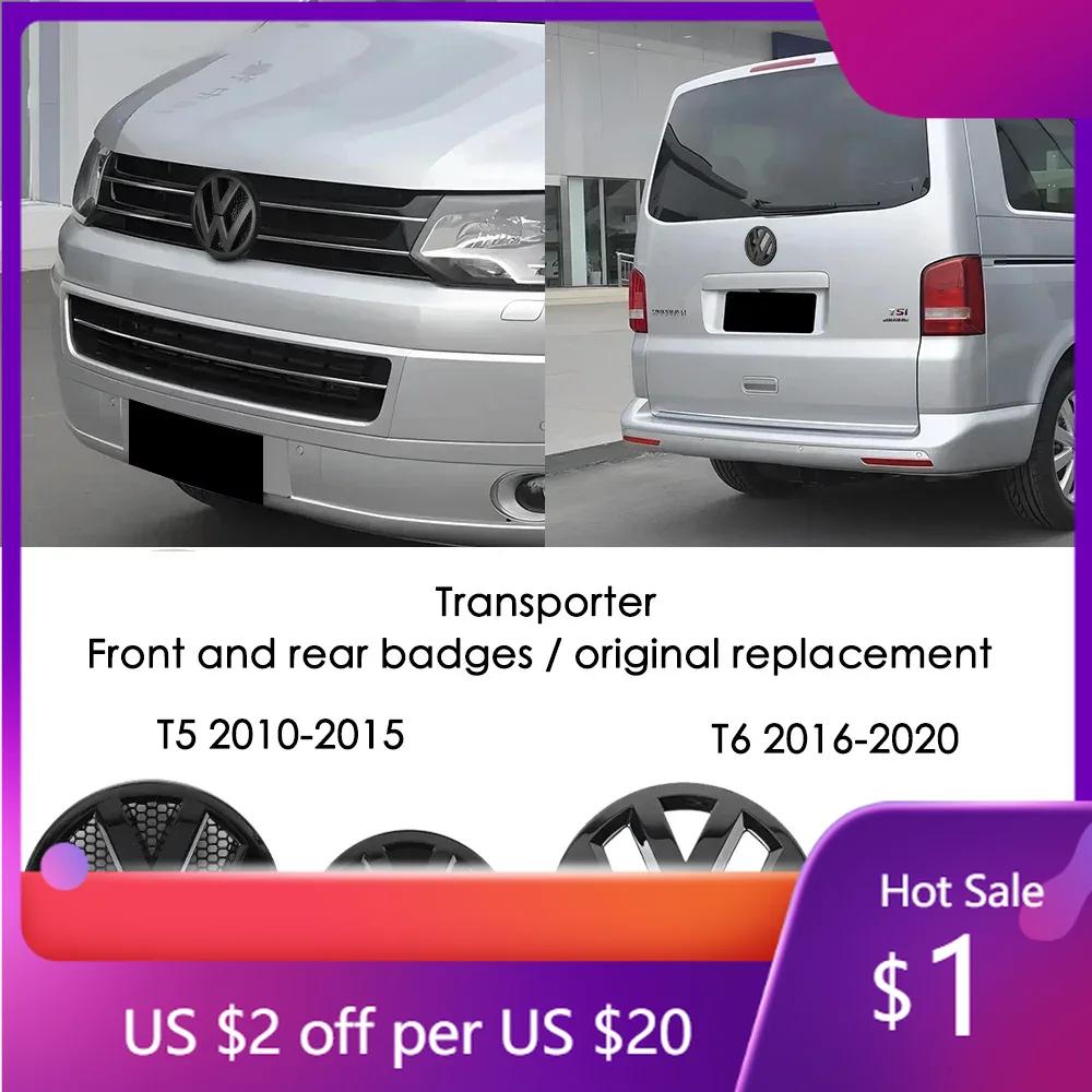 2026 Горячее Для VOLKSWAGEN VW Глянцевый черный Автомобильный Капот Передняя Решетка Значок Задний Багажник Логотип Накладка Декор Для Volkswagen VW Transporte