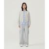 COVERNAT Loose Fit Letter Logo Baseball Collar Long Sleeve Jacket Women jackets CO2601JK70IV