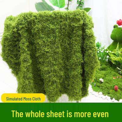 Искусственный мох для ландшафтного дизайна 1х1 метр для бонсай, микроландшафта, украшения дома и реквизита для фотосъемки.