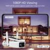 Outdoor Solar Security Camera 4MP Chargeable Battery Wireless WiFi Home Surveillance Camera with