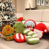 Мультяшный Санта Подушка-игрушка Плюшевая игрушка Кукла Лось Колокольчик Подушка-игрушка Детская тряпичная кукла Рождественский подарок