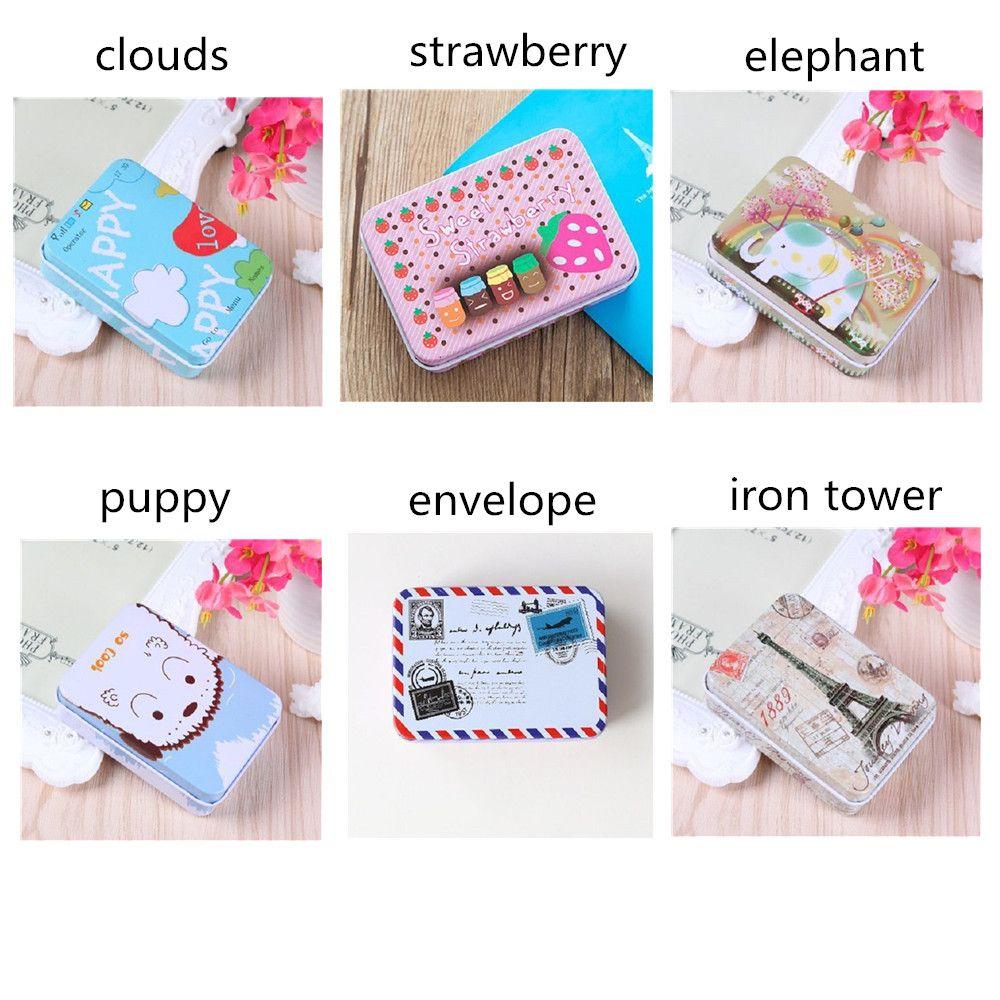 Органайзер-коробка, настольная шкатулка для украшений в виде шпильки, мини-коробки для хранения мультфильмов, пыленепроницаемые