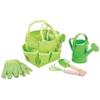 Sac de jardinage pour enfant - Bigjigs Toys - Outils, Arrosoir et Gants - Vert