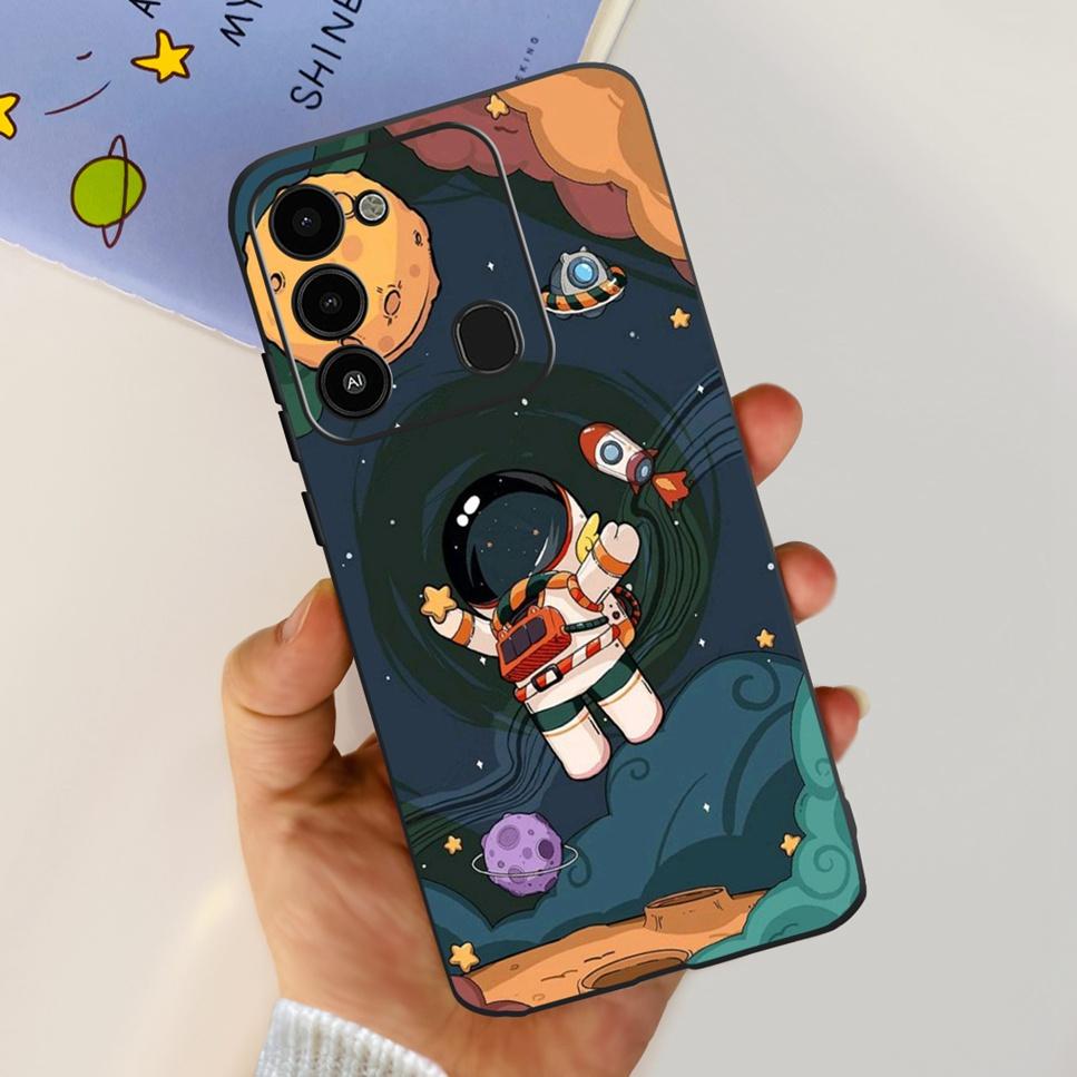 Чехол для Tecno Spark GO 2022 KG5 Мягкий Силикон Милый Кот Чехол для Телефона Для Tecno SparkGO 2022 6.52" Роскошные Цветы Любви Чехлы Funda