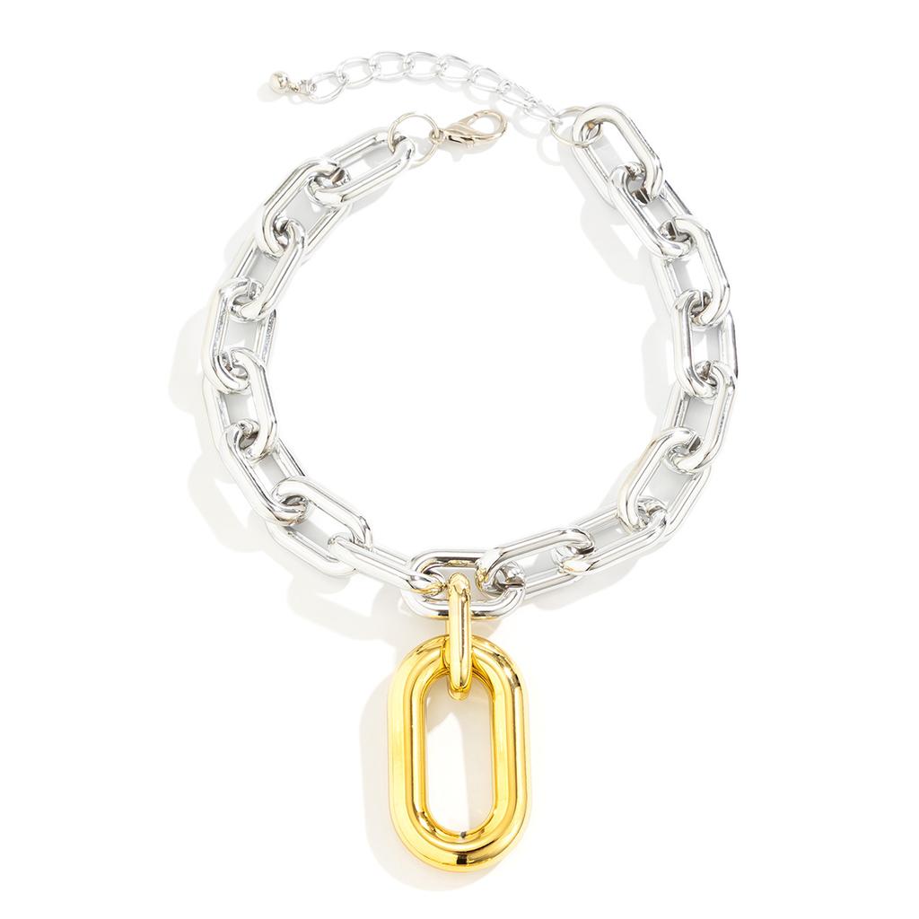 Multilayer Chain Choker Goth Hiphop Rock Necklace for Women Men Jewelry Accessories