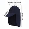Breathable Summer Sun Cap Face Neck Protection Flap Bucket Hat Travelling Fishing Hat  Jungle Farm