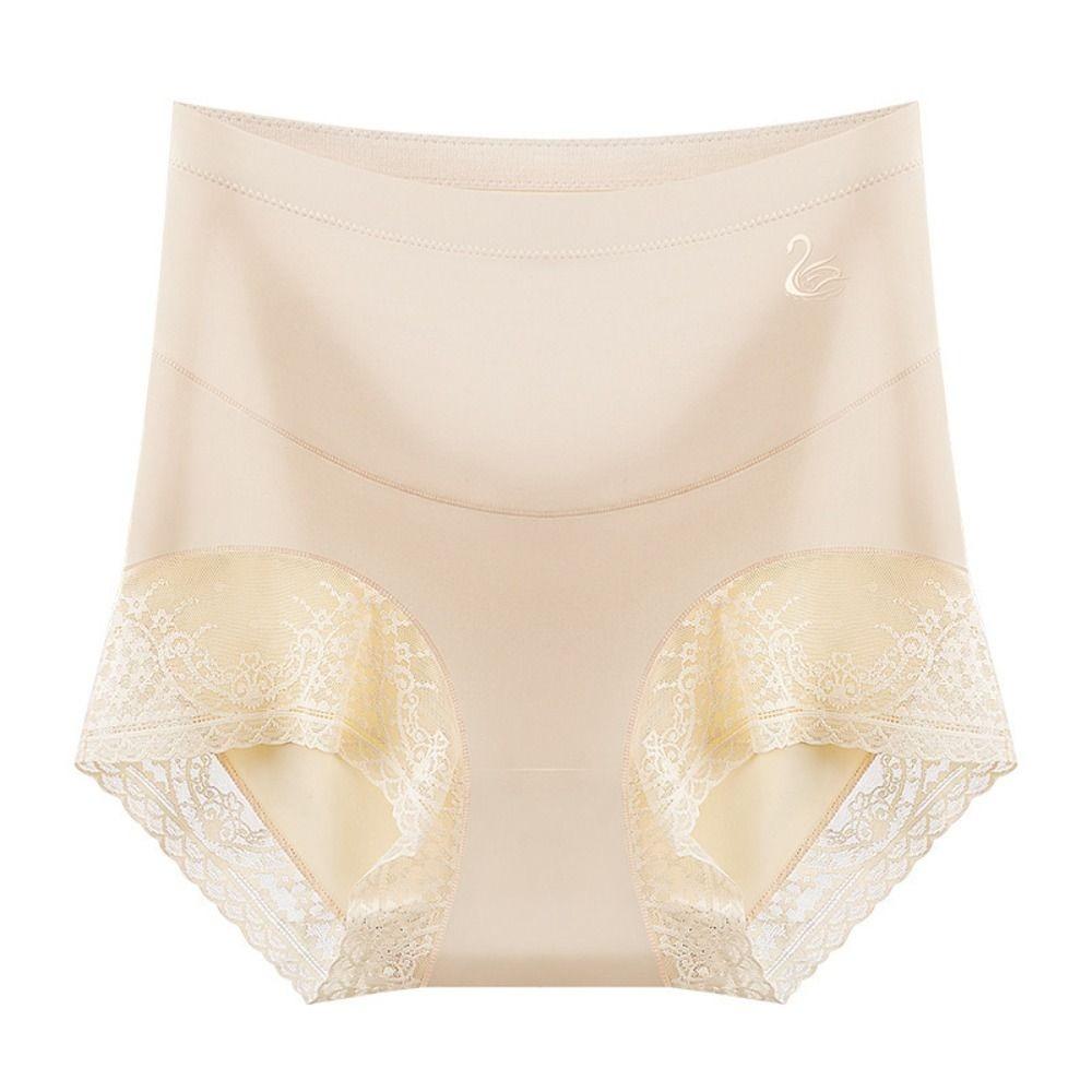 High Waist Butt Lifter Briefs Silk Seamless Shapewear Fashion Tummy Control Underwear Women
