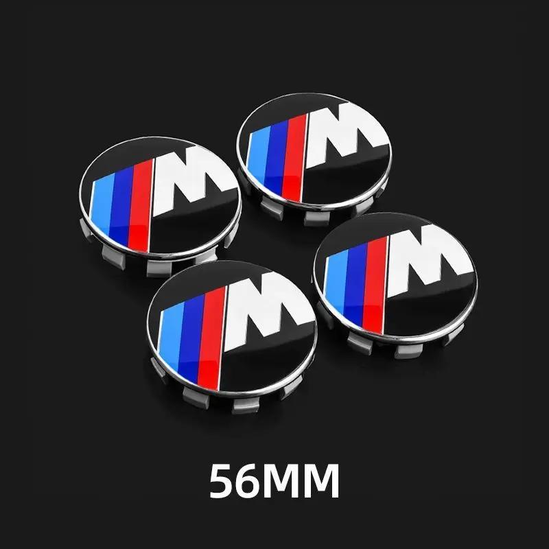 4 шт. 56/68 мм Колпачки ступицы колеса автомобиля Крышка колеса Для BMW M Performance X1 X2 X3 X4 F10 F30 F20 F25 E90 E46 E39 E70 E53 E30 E87