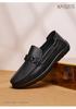 Caesar genuine leather bean shoes men's 2026 new sheepskin official one foot kick Le Fu shoes men's casual leather shoes soft