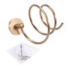 Antique Wall Mount Solid Brass Hair Dryer Holder Storage Rack Bathroom Organizer Shelf