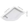 Aquarium Water Dish for Reptiles with Ramp, Tortoise Feeder And Snake