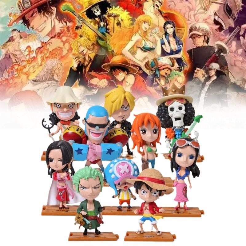 Premium Quality Action Figures Set With Luffy Zoro Chopper And Boa Hancock Toys