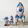 Космонавт Ракета Космическая ракета Воздушный шар Надувной шар в форме ракеты День рождения