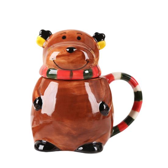 Керамическая чашка для молока, милая новогодняя елка на Хэллоуин, многоразовая кружка для напитков, многофункциональная, для кофе и чая, горячая