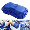 Губка для ухода за автомобилем Blue Brush Pad Car Wash Microfiber
