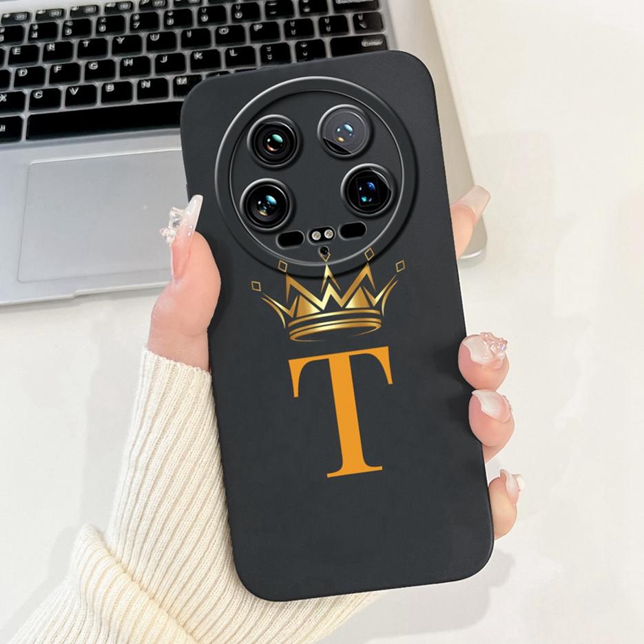 Чехол для Xiaomi 14 Ultra Mi 13 Ultra Милые парные буквы Чехол Мягкий ТПУ Чехол для телефона Для Xiaomi Mi 14 Ultra 13Ultra 14Ultra Бампер