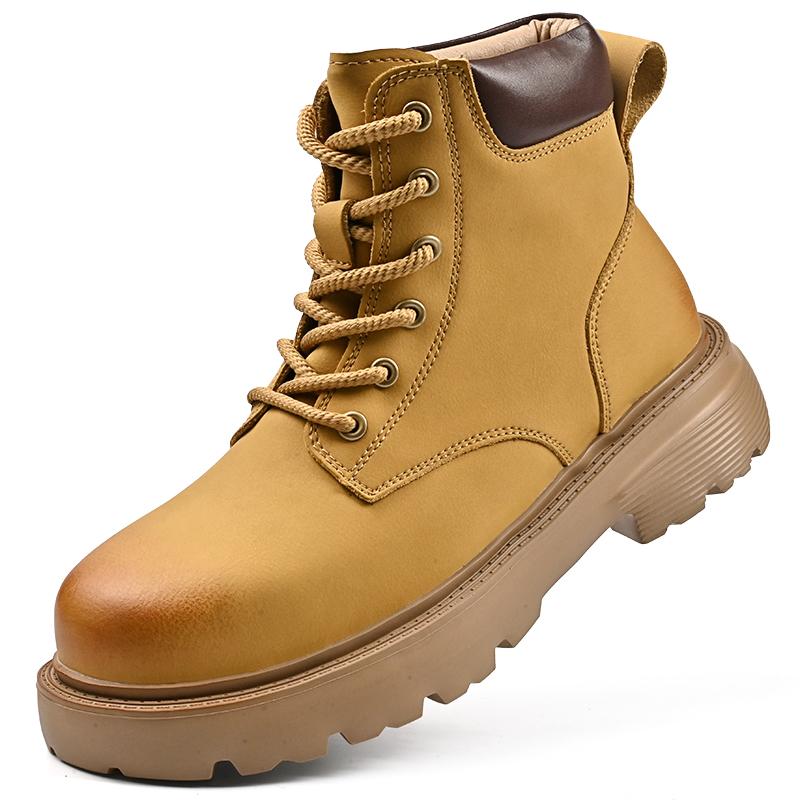 Высокие повседневные кроссовки мужские дизайнерские нескользящие ботинки на толстой подошве для активного отдыха мужские рабочие ботинки новый стиль универсальные мужские ботинки