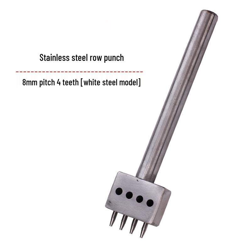 Ручной DIY Пробойник для Кожаного Ременья - Круглый Рядный Инструмент