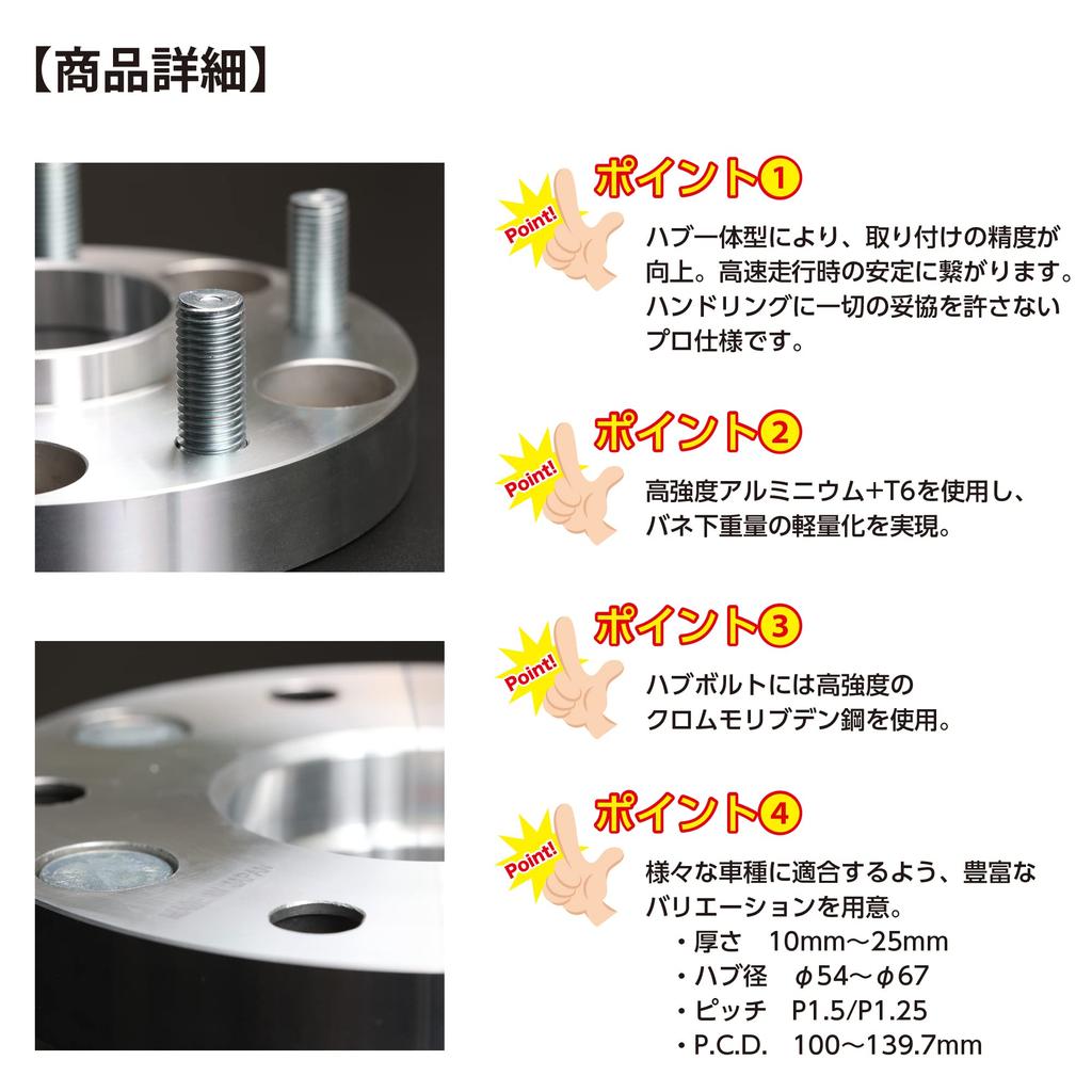 Shinsei HW4015-54N Широкая колея проставка, 0,6 дюйма (15 мм), PCD100 M12 x P1.25, 4H, 2 штуки