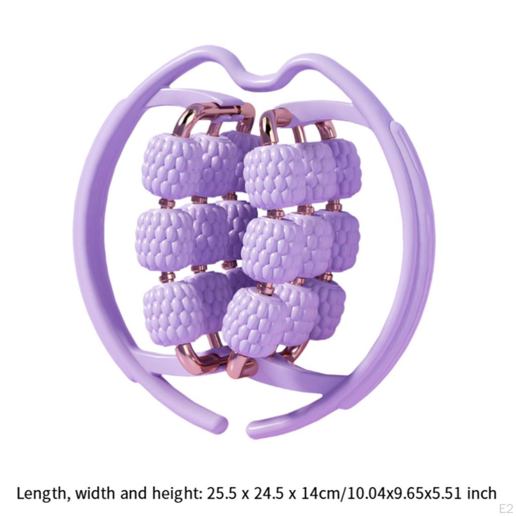 Массажный роликовый массажер 18 колес для глубоких тканей, колесо для рук и ног для голени