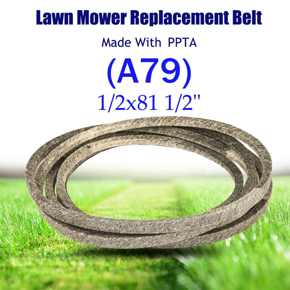 A79 Lawn Mower Replacement V-Belt 1/2" Width 81 1/2" Length Aramid for Cub Cadet 490489-R2