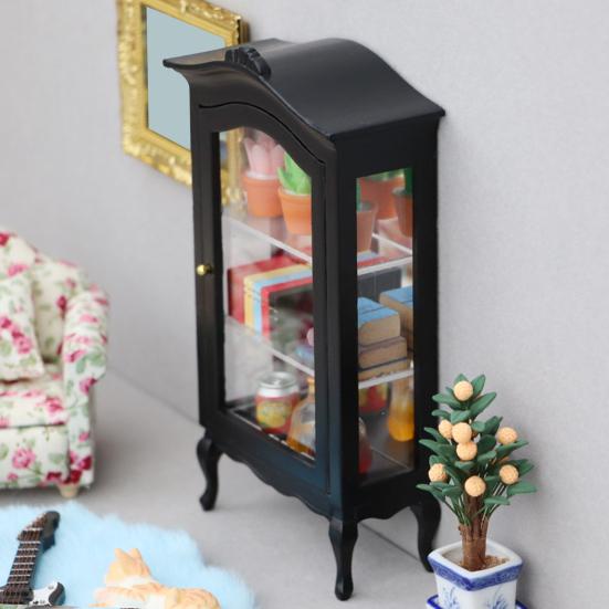 1/12 кукольный домик, миниатюрная мебель, шкаф, книжный шкаф, хранилище ювелирных изделий, модель «сделай сам», декор сцены, аксессуары для кукольного дома, игрушки для детей, подарки на день рождения