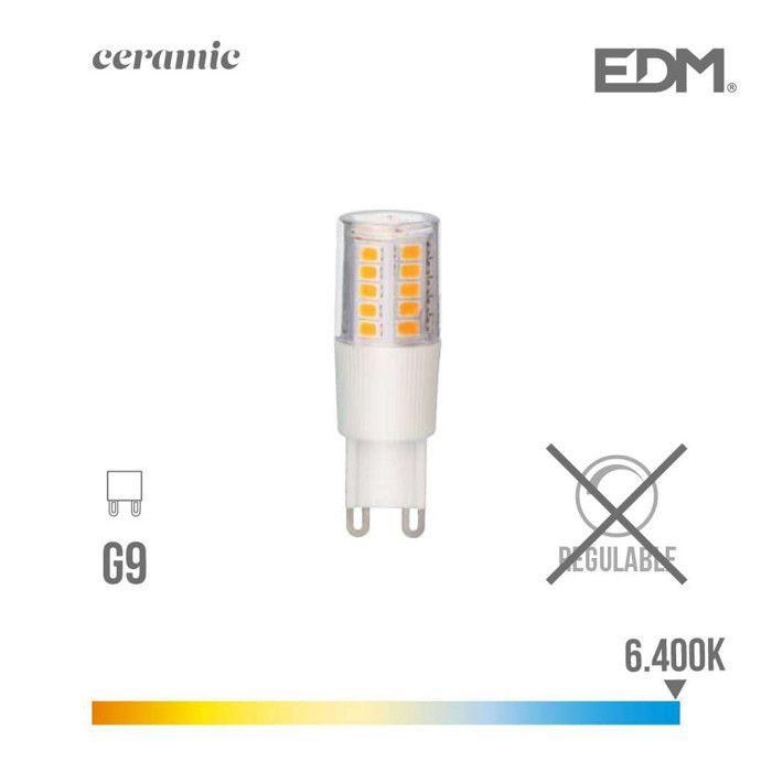 Ампула à LED - EDM - G9 5.5W 650 lm 6400k - Base Céramique à lumière froide