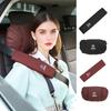 BAGF7 Car Sticker Luxury High Quality Car Seat Headrest Neck Rest Shoulder Pad Cover Auto Accessories For BMW E91 E30 G20 X3 X5 M5 M3