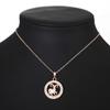 Personalized Twelve Constellation Round Pendant Necklace For Women