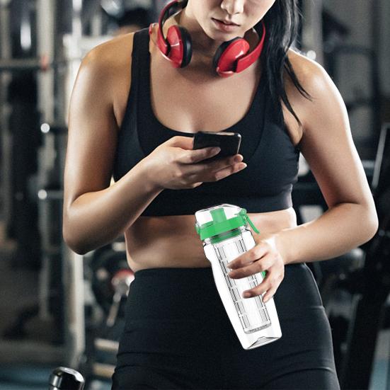 960 мл/32 унции Спортивная бутылка для воды с фильтром для заварки фруктов, герметичная чашка для воды без бисфенола-А, чашка для воды на открытом воздухе, велоспорт, фитнес-чашка для сока для тренажерного зала, офиса, пляжа