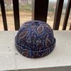 Landlord hat couple spring and autumn pattern Hong Kong style melon fur hat head hat warm personality hat male ethnicity ethnic style