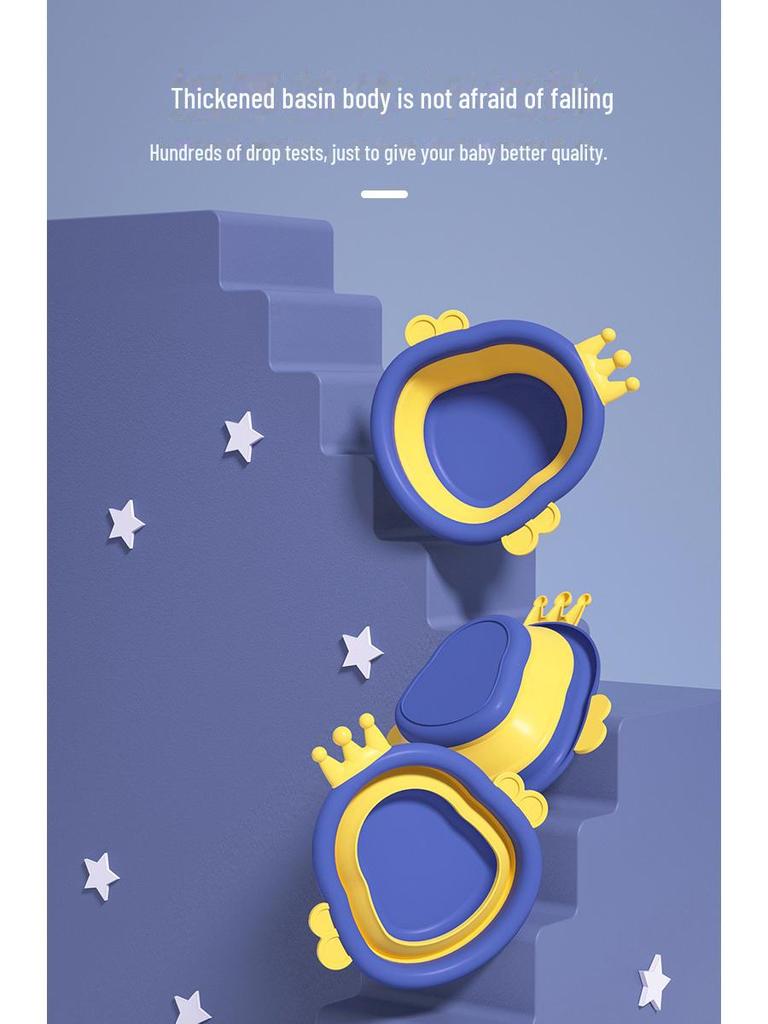 Folding Portable Baby Wash Basin - Ideal for Newborns & Kids