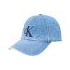Calvin Klein Monogram logo cotton peaked cap unisex couple style blue 45003289-499